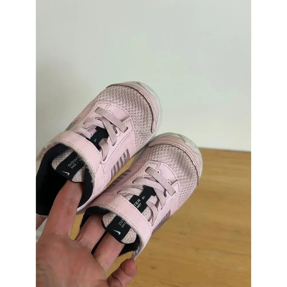 Nike Downshifter 11 Toddler size 6C Pink Sneakers